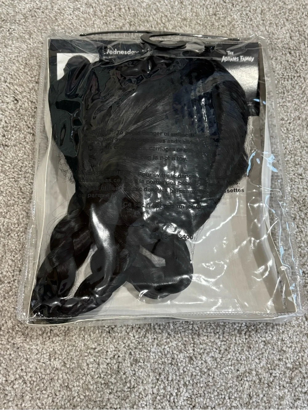 Spirit Halloween Wednesday Addams Addams Family Adult Wig Costume Theme
